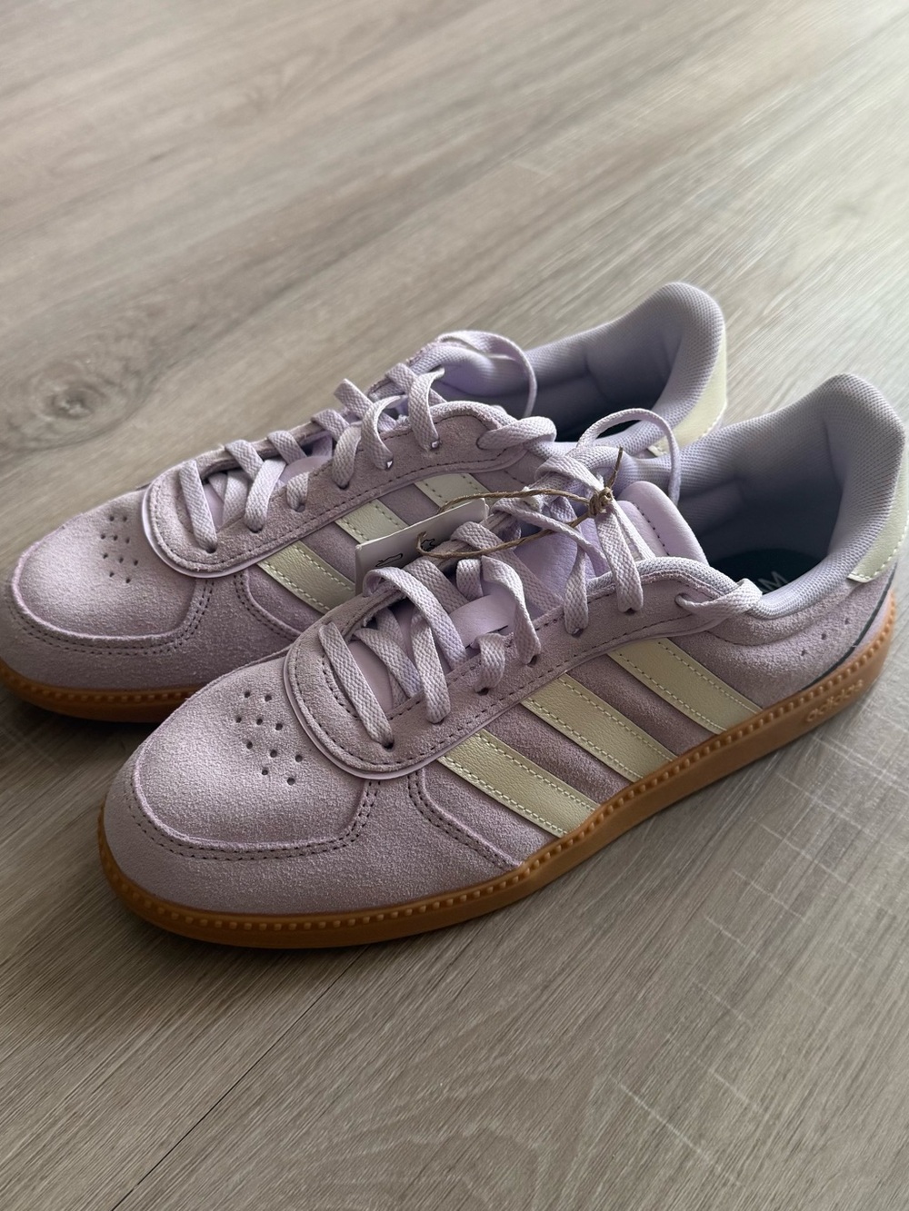 Adidas Women’s Breaknet Sleek Shoes Light Lavender Silver Cloudform Size 6.5